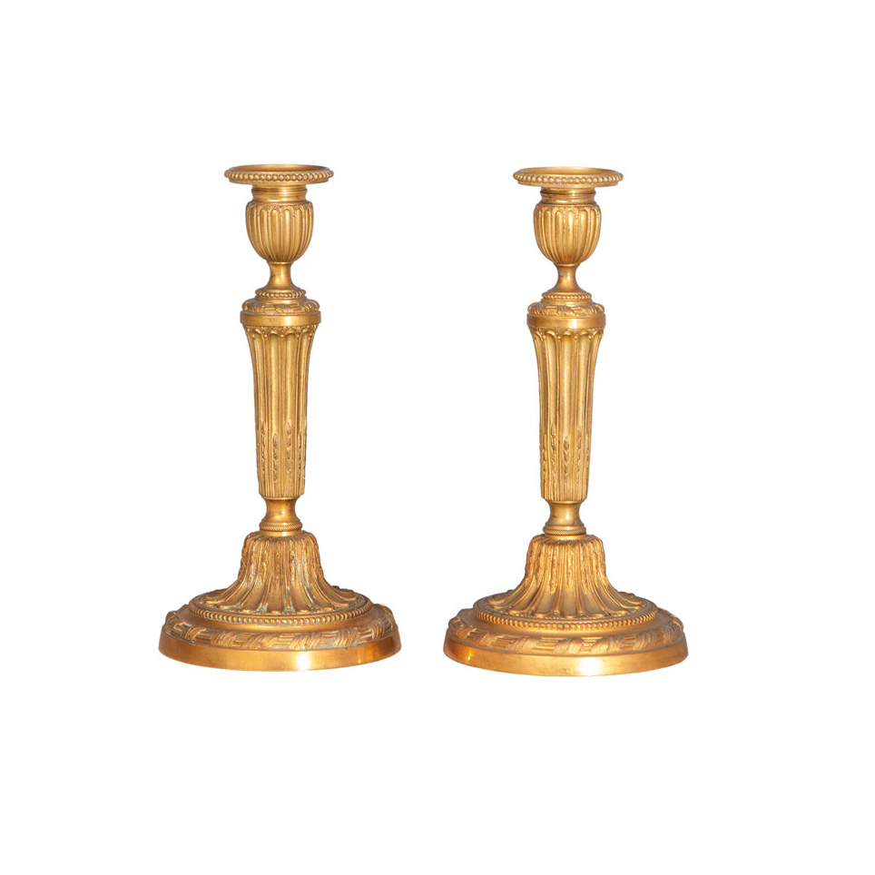 A pair of elegant candlesticks