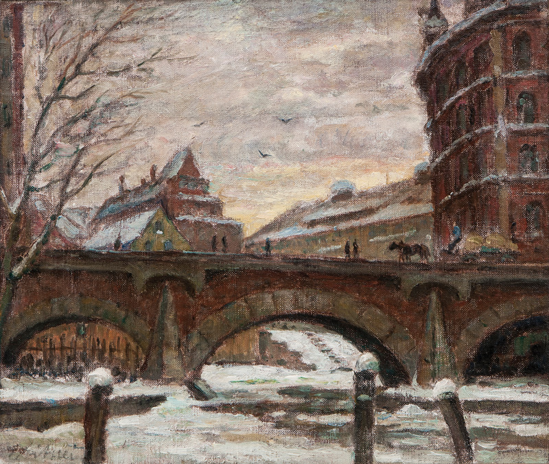 Ernst Eitner - Town Canal, Hamburg Town Canal, Hamburg
