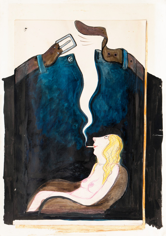 Tomi Ungerer - Smoking Nude Smoking Nude