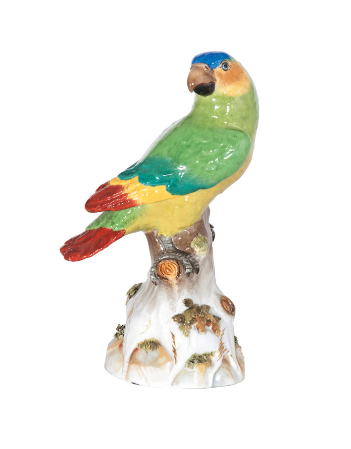 A tall bird figure 'Parrot'