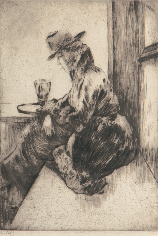 Lady in a Café