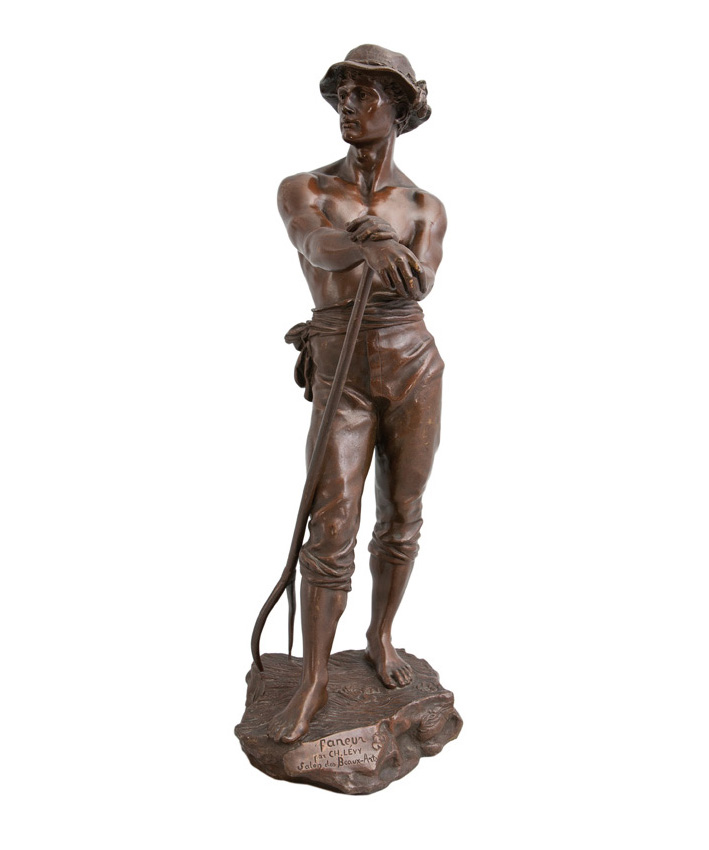 A bronze figure 'La Faneur'