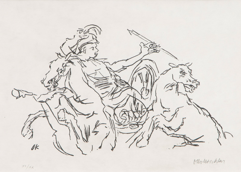 Oskar Kokoschka - Achills Sturz Achills Sturz