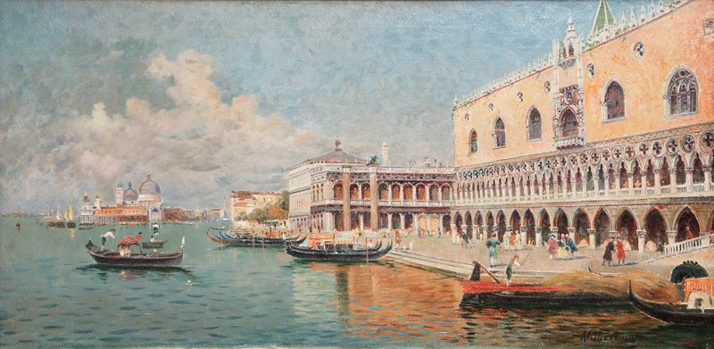 A. Thevenin - Venice, Doge's Palace, St. Mark's Place and S. Maria della Salute Venice, Doge's Palace, St. Mark's Place and S. Maria della Salute