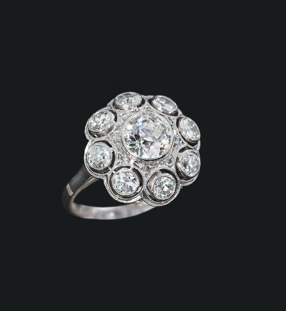 Art-Déco-Diamant-Ring