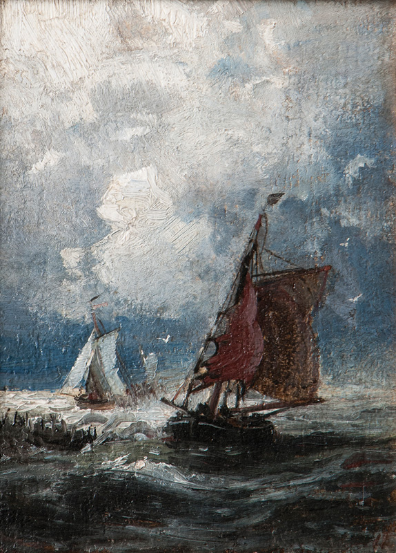 Sailboats on the North Sea