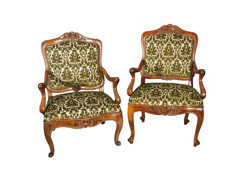 Two Baroque armchairs