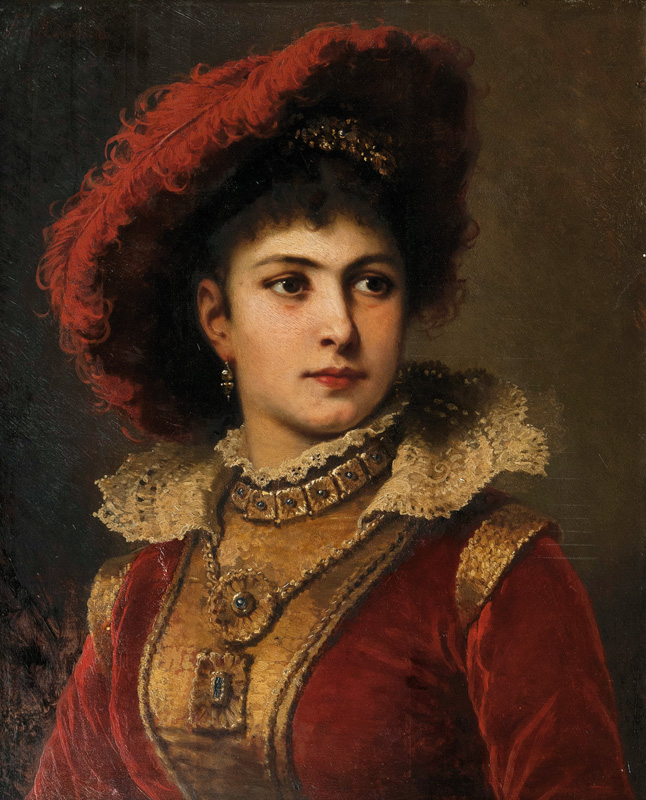 Portrait of the Opera Singer Adelina Patti