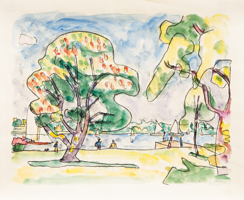 Ivo Hauptmann - Park an der Alster Park an der Alster