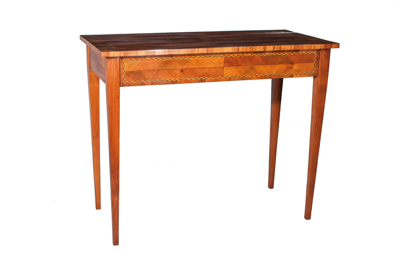 An elegant console table of Louis Seize style