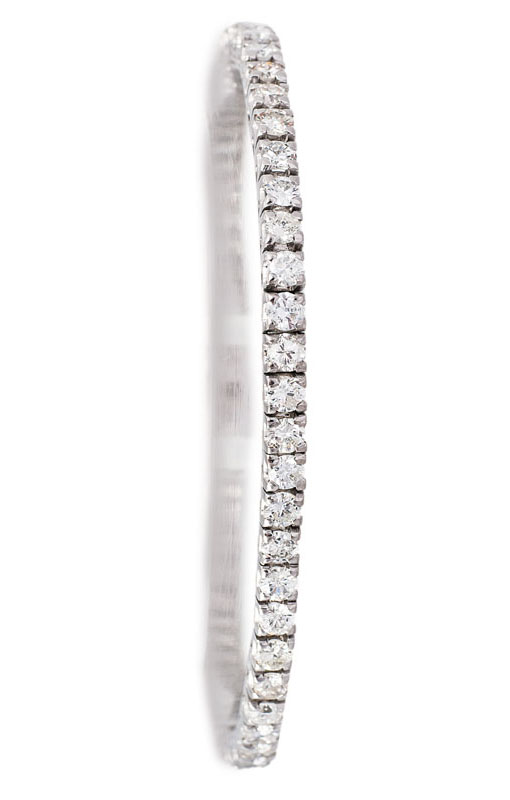 A diamond rivière bracelet
