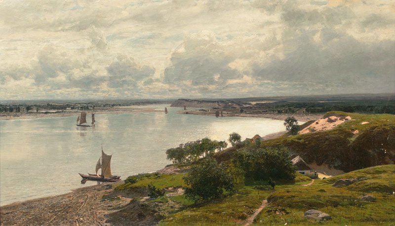Julius Wentscher - At the Courland Spit At the Courland Spit