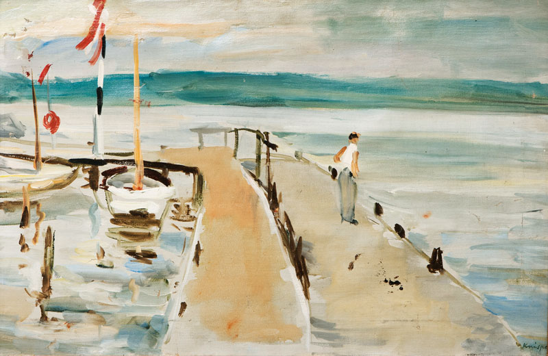 Ulrich Knispel - Jetty by the Wannsee Jetty by the Wannsee