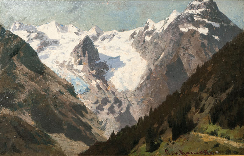Otto von Kameke - In the High Mountains In the High Mountains