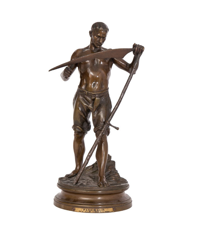 A bronze Figure 'La Faucheur'