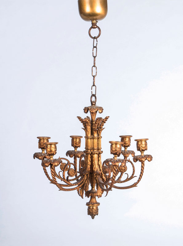 A small ceiling light