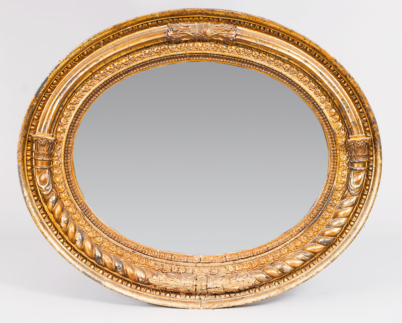 A gild-wood mirror