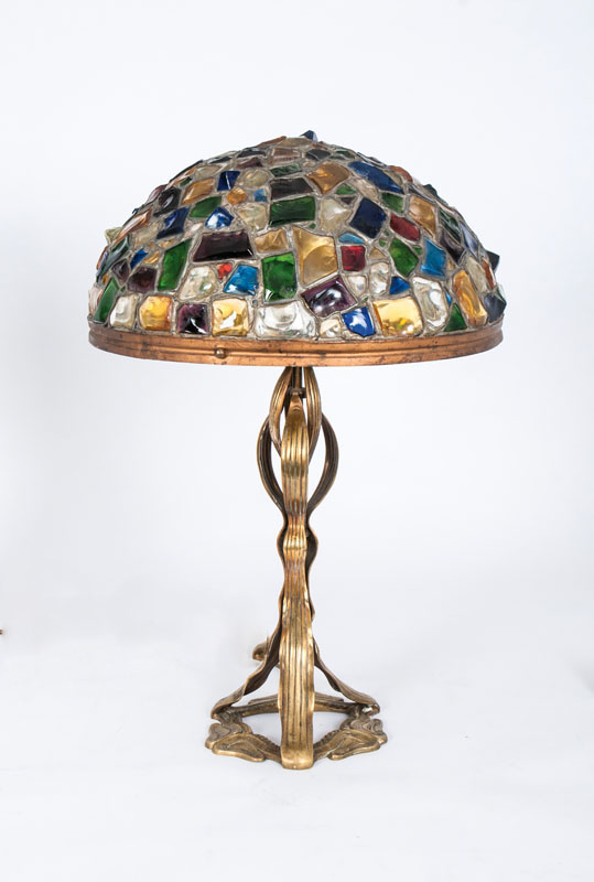 A table lamp of Art Nouveau style
