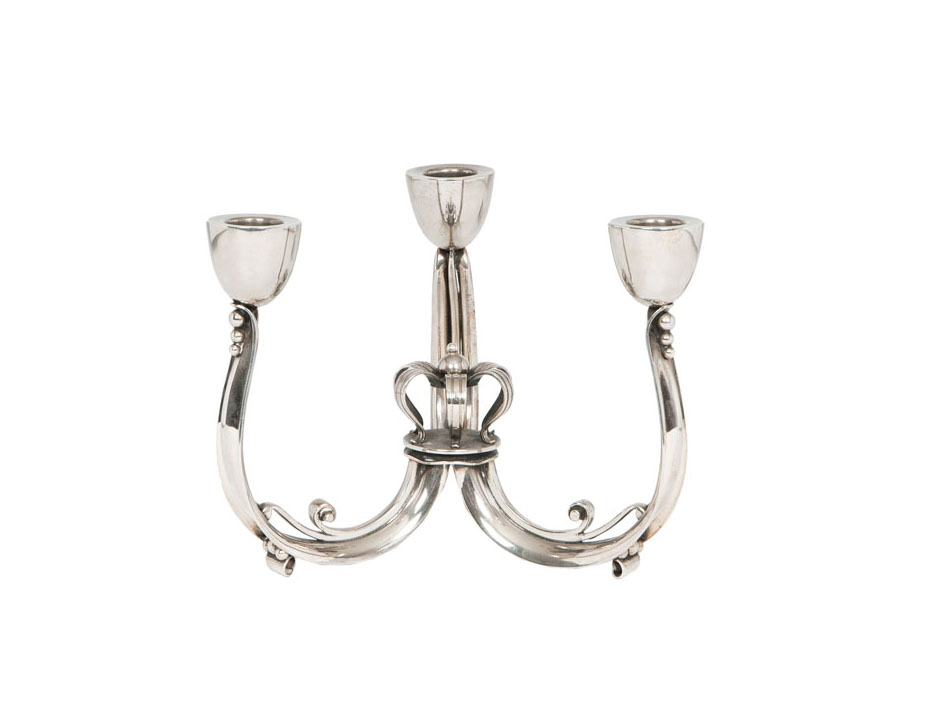 Holger Rasmussen - An Art Deco candelabra An Art Deco candelabra
