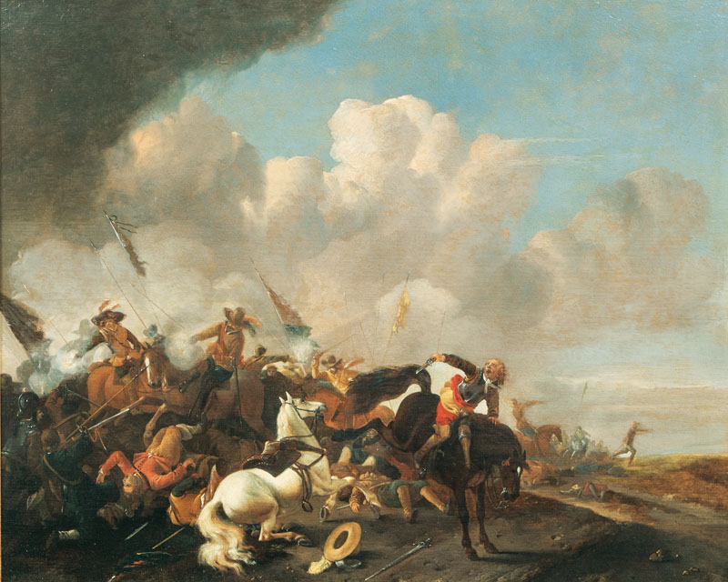 Philips Wouwerman - Cavalry Skirmish Cavalry Skirmish
