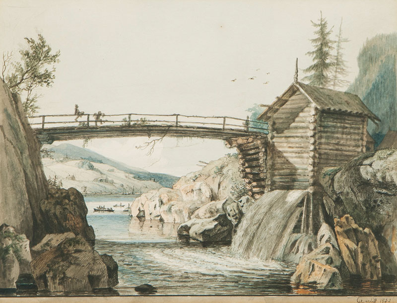 Louis Gurlitt - Norwegische Landschaft Norwegische Landschaft