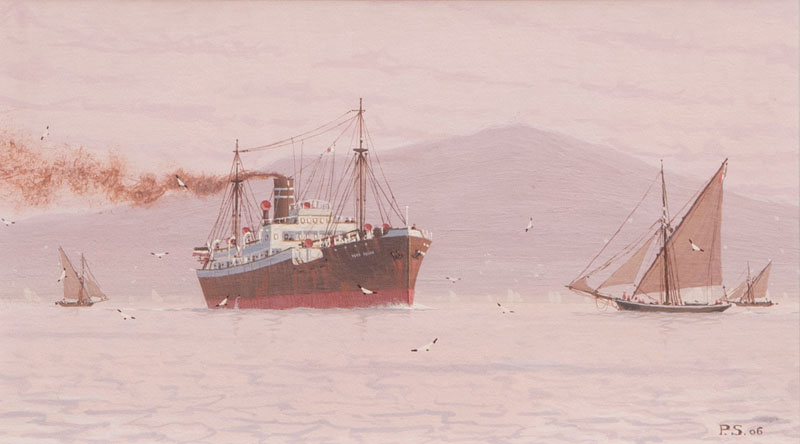 The Otto Zelck in the Gulf of Naples
