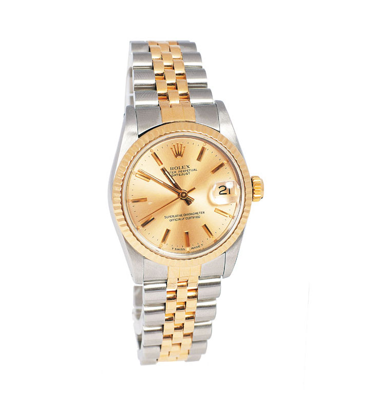 Damen-Armbanduhr 'Date Just' von Rolex