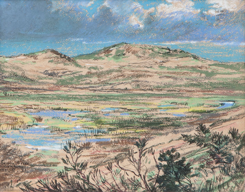 Erwin Nöbbe - Dünen auf Fanö Dünen auf Fanö