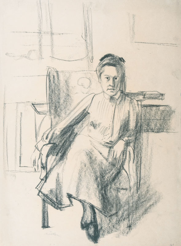 Franz Nölken - Seated Woman Seated Woman