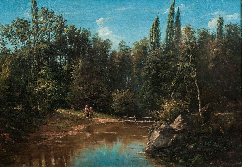 Children by a River