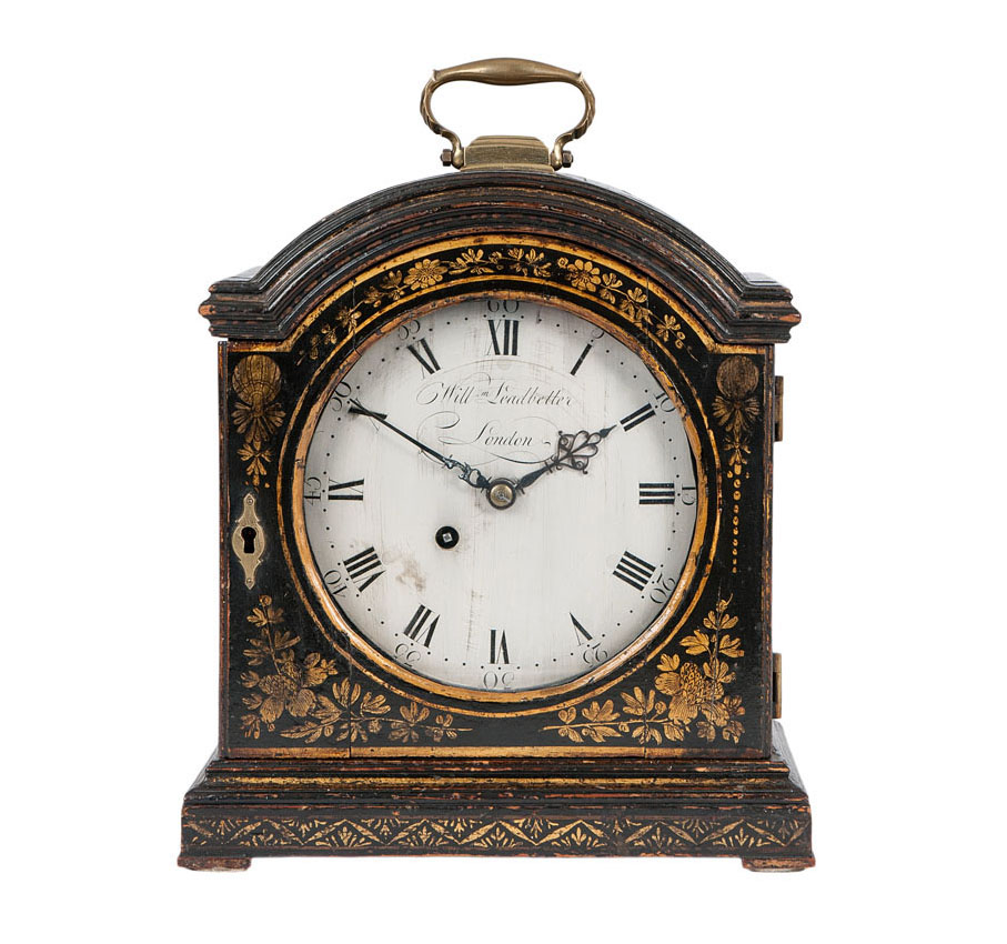 A Georgian bracket clock by William Leadbetter