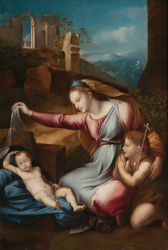 Madonna with the blue Diadem