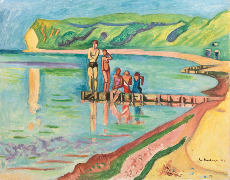 Bathers on the Beach of Hiddensee