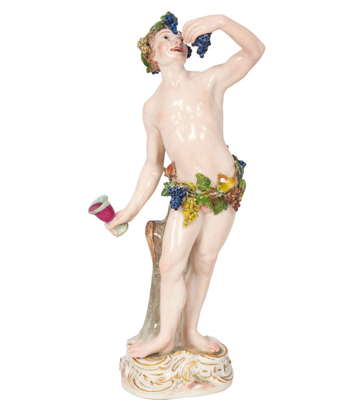 A figure of the wine god 'Bacchus'