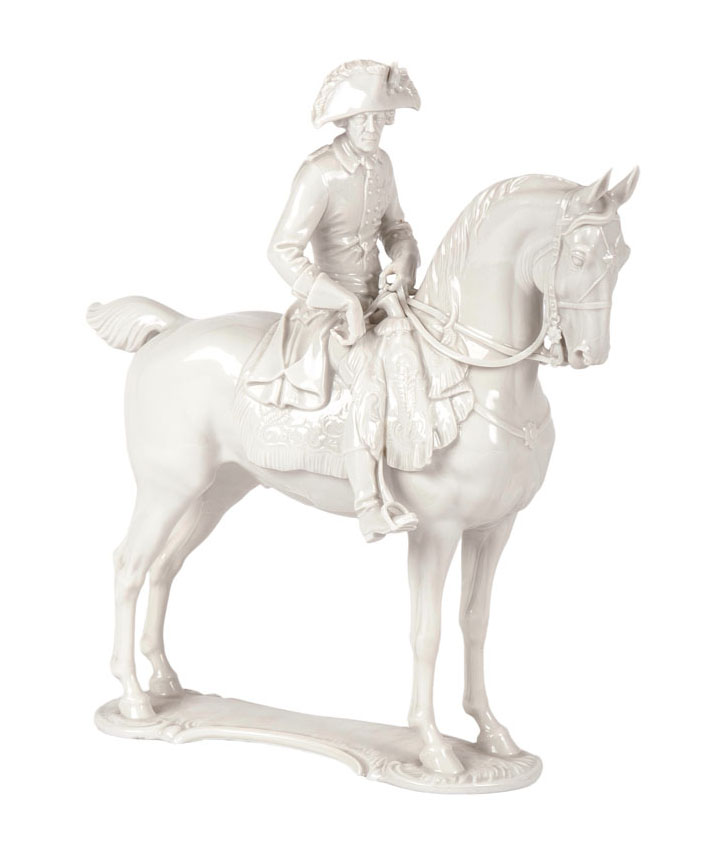 Theodor Kärner - An Allach figure 'Frederic the Great' An Allach figure 'Frederic the Great'