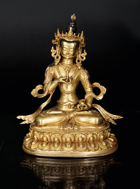 A bronze figure 'Vajrasattva'