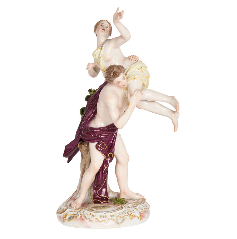 A mythological porcelain group 'Boreas and Oreithyia' A mythological porcelain group 'Boreas and Oreithyia'