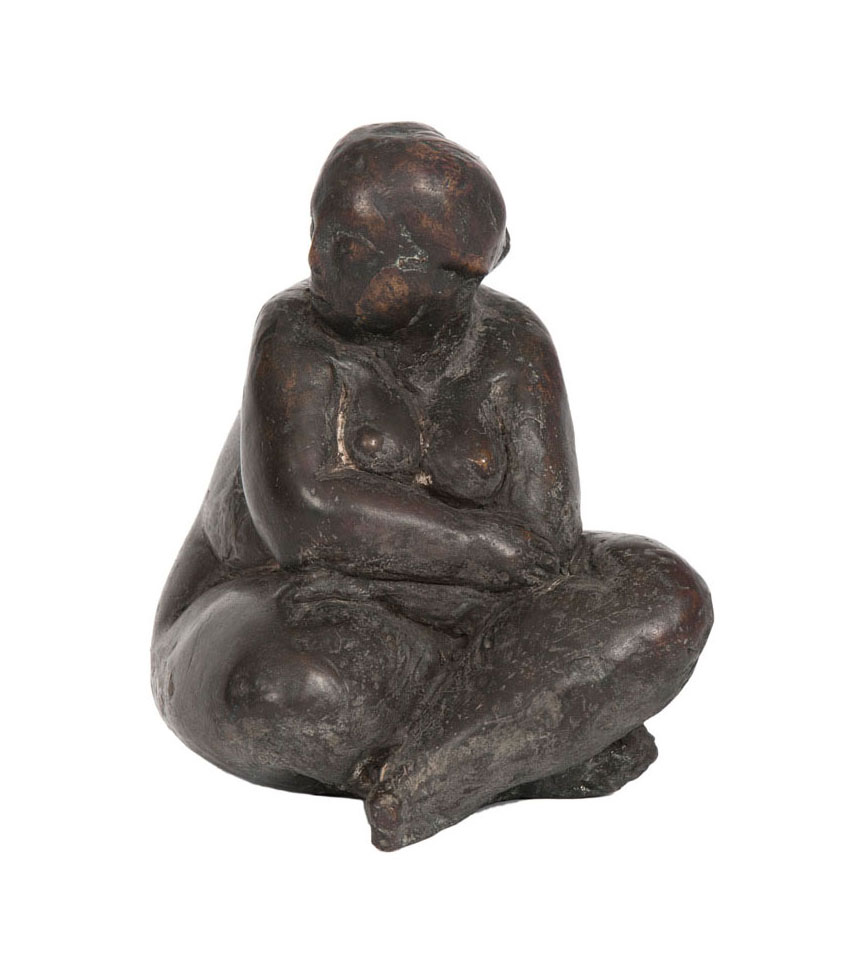 A bronze sculpture 'Little One'
