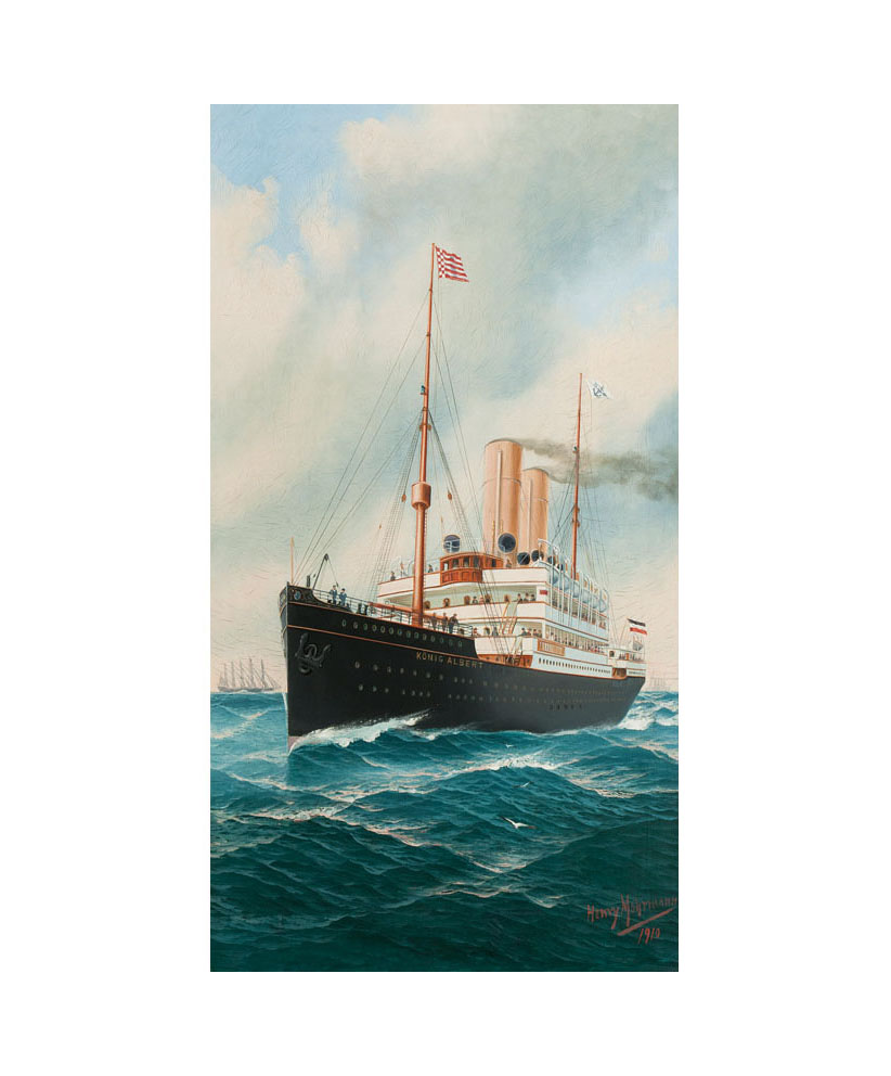 The Hapag Steam Ship König Albert