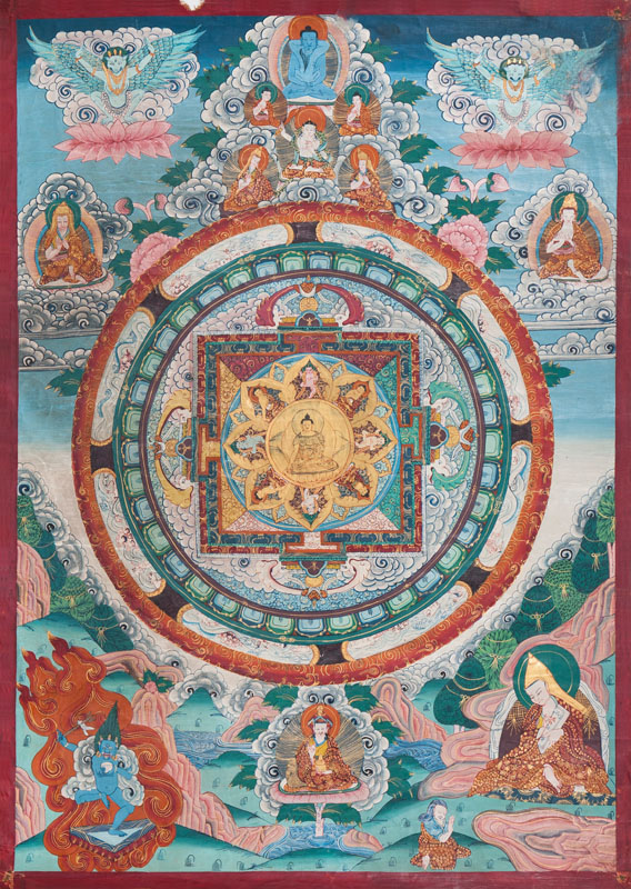 A thangka 'Shakyamuni Mandala'
