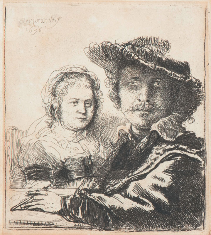 Rembrandt Harmenszoon van Rijn - Self Portrait with Saskia Self Portrait with Saskia