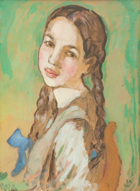 Elisabeth Büchsel Portrait eines Mädchens