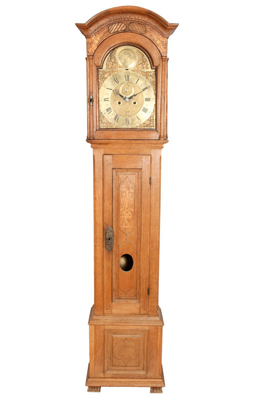 A Northgerman baroque longcase clock by Georg Erich Finely