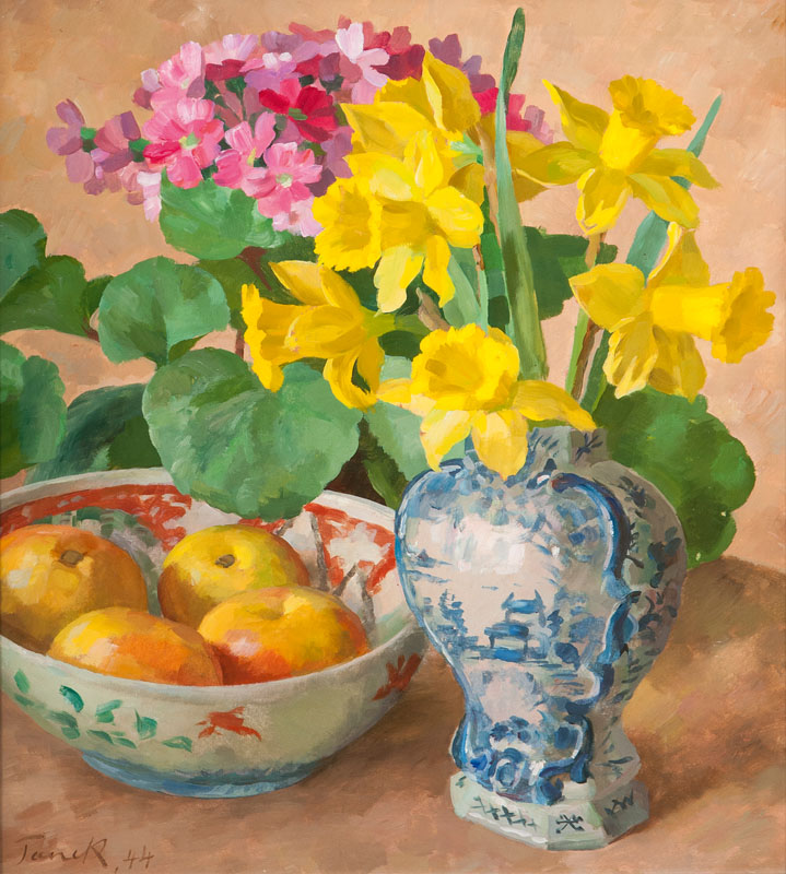 Still Life with Flowers and Apples