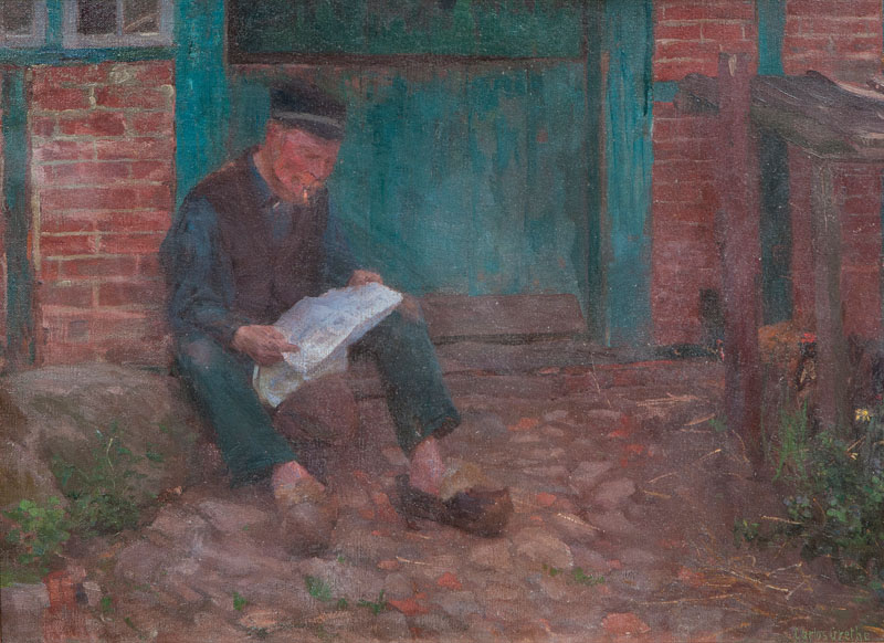 Reading outside the Door
