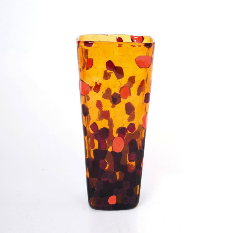 A Venini glass vase 'Marte'