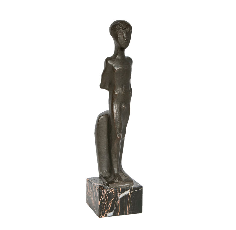 A bronze sculpture 'Standing man'