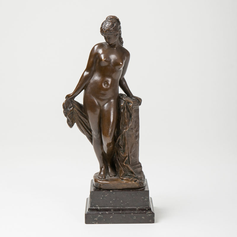 A small bronze statuette 'Phryne'
