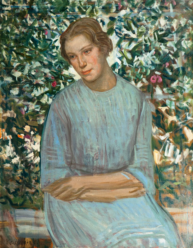Girl in Garden