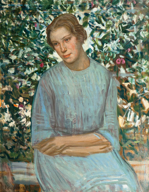 Girl in Garden